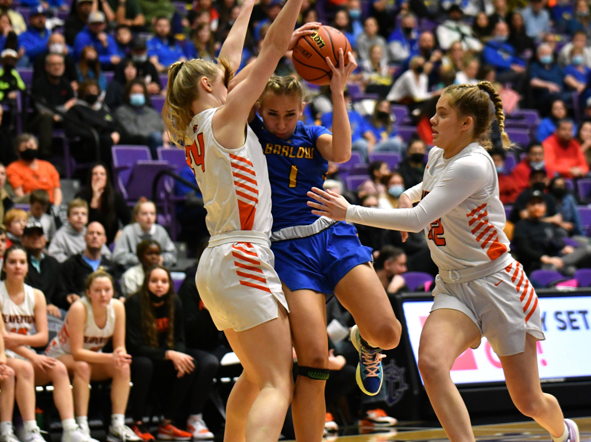 Beaverton Barlow girls basketball Taylor Balkom 25